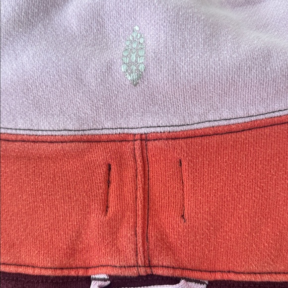 Free People Movement Split Second Half Zip Pullover in Fig Jam Combo Color - Picture 7 of 8